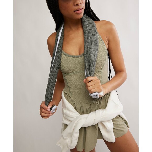 FP MOVEMENT Smockin Hot Dress / Sage Stone - Picture 2 of 12